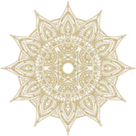 Goldenes Mandala